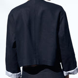 BLEND CROPPED JACKET