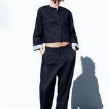 BLEND CROPPED JACKET