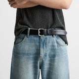 STUDDED LEATHER BELT